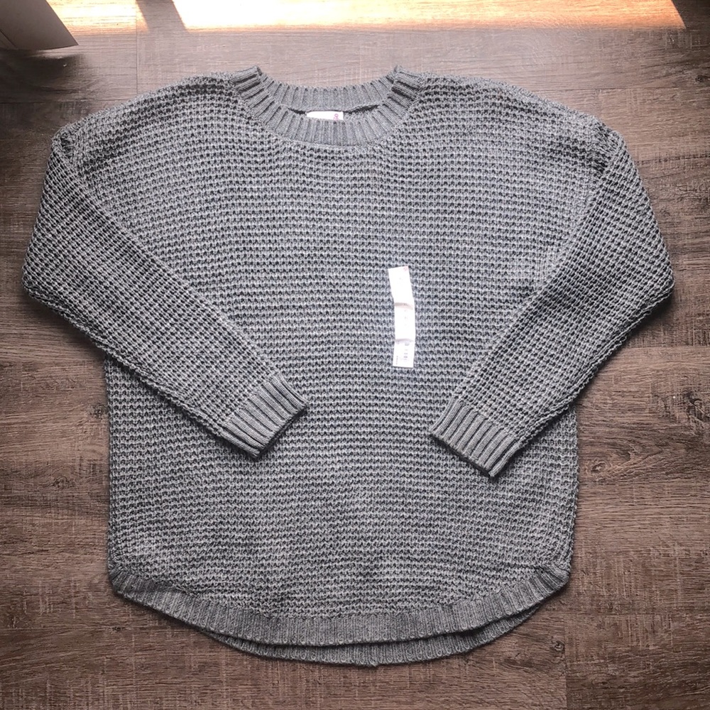 NWT gray sweater